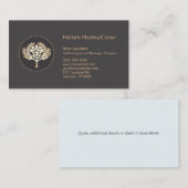 Health and Wellness Gold Fruit Tree Visitekaartje (Voorkant / Achterkant)