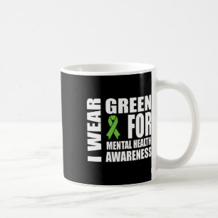 Health Awareness Green Ribbon Ondersteuning Koffiemok