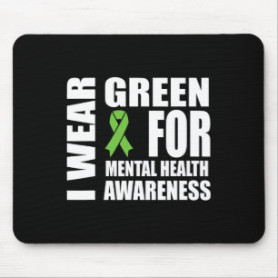 Health Awareness Green Ribbon Ondersteuning Muismat