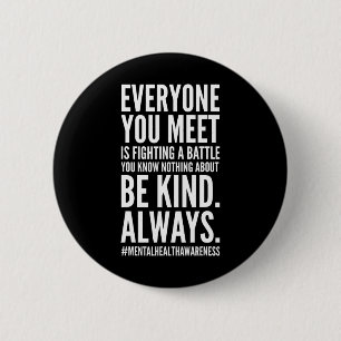 Health Awareness Maand Einde van het Stigma Positi Ronde Button 5,7 Cm