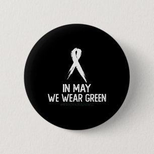 Health Awareness Maand In mei Draag we groen Ronde Button 5,7 Cm