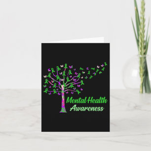 Health Awareness Tree Linten Supporter Graphic Kaart