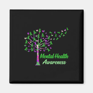 Health Awareness Tree Linten Supporter Graphic Magneet