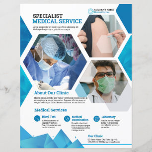 Health Care Clinic Service Flyer