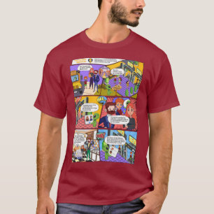 Health Check AI Comics Man T-shirt