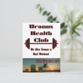 Health Club Briefkaart (Staand voorkant)
