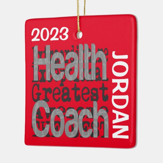 Health Coach Extraordinaire CUSTOM Keramisch Ornament (Links)