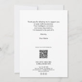 Health Coach Holistic Therapist Bedankkaart (Achterkant)
