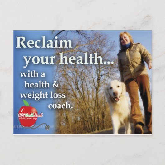 Health Coach Marketing Briefkaart (Voorkant)
