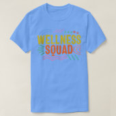 Health Coach Wellness Squad Rainbow Fitness Gym Cr T-shirt (Design voorkant)