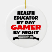 Health Educator Gamer Keramisch Ornament (Achterkant)
