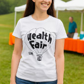 Health Fair Balloon Womens T-Shirt