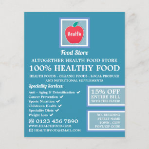 Health Food Store Flyer