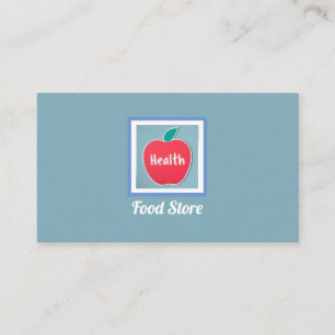 Health Food Store Logo Visitekaartje