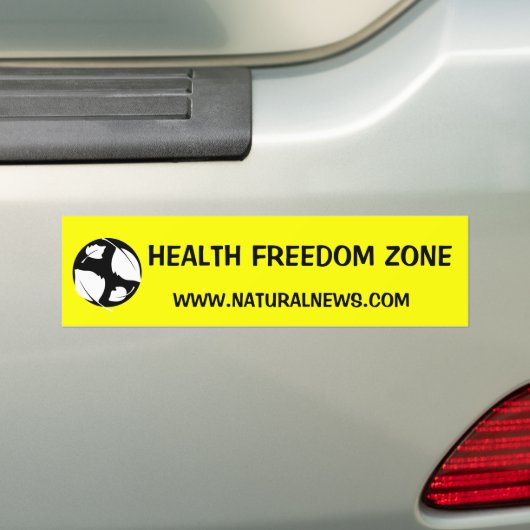 Health Freedom Zone Sticker (Op auto)