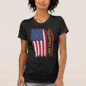 Health Informatics Nurse American Flag T-shirt (Voorkant)