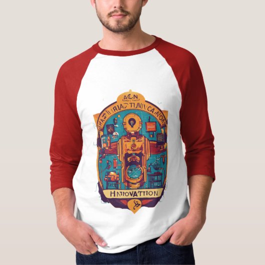 Health Innovation Hackathon Logo Design T-shirt (Voorkant)