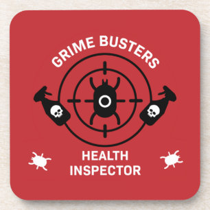 Health Inspecteur Bier Onderzetter