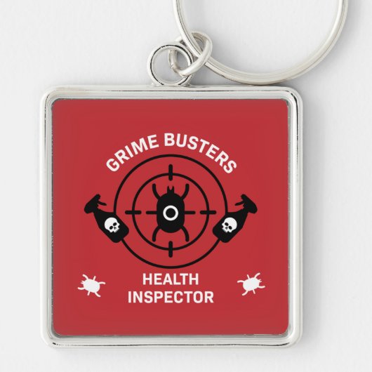 Health Inspecteur Sleutelhanger (Voorkant)