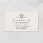 Health Insurance Advisor Visitekaartje (Voorkant)