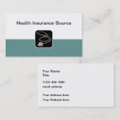 Health Insurance Agent Medical Visitekaartje (Voorkant / Achterkant)