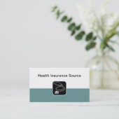 Health Insurance Agent Medical Visitekaartje (Staand voorkant)