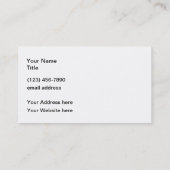 Health Insurance Agent Medical Visitekaartje (Achterkant)