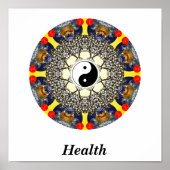 Health Mandala Print (Voorkant)