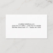 Health Massage Logo | Wellness Visitekaartje (Achterkant)