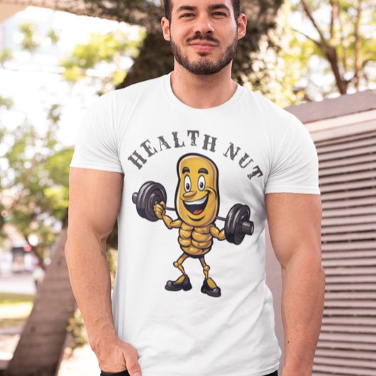 💪Health Nut Fun T-shirt 🥜
