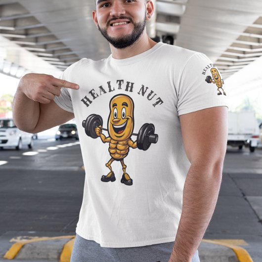 💪Health Nut Fun T-shirt 🥜