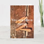 Health Nut Happy Birthday Kaart (Voorkant)