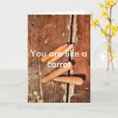 Health Nut Happy Birthday Kaart (Gele Bloem)