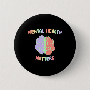 Health Problems Awareness Maand Cadeau voor Mannen Ronde Button 5,7 Cm
