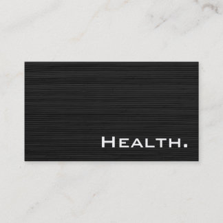 Health Professional-modern zwart nr.3 Visitekaartje