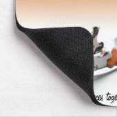 Health Puzzle Concept Oranje Ombre Sjabloon Muismat (Hoek)