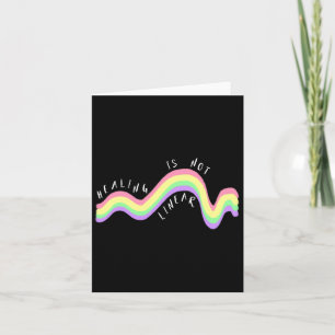 Health Quote Healing is geen lineaire regenboog Kaart
