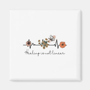 Health Quote Healing is niet lineair Magneet