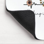 Health Quote Healing is niet lineair Muismat (Hoek)