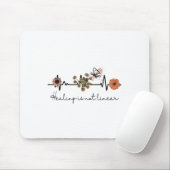 Health Quote Healing is niet lineair Muismat (Met muis)