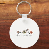 Health Quote Healing is niet lineair Sleutelhanger (Voorkant)