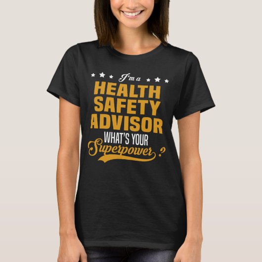 Health Safety Advisor T-shirt (Voorkant)
