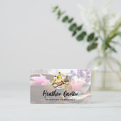 Health Spa oliën en zouten Visitekaartje (Staand voorkant)