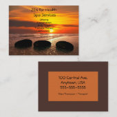 Health Spa Services Visitekaartjes (Voorkant / Achterkant)