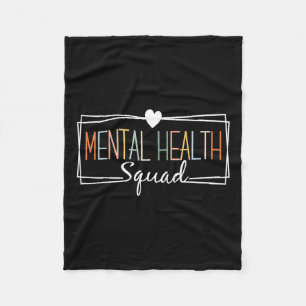 Health Squad Hersenziekte Geestelijk gezondheidsbe Fleece Deken