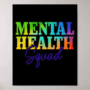 Health Squad Mental Health Awareness Maand Problee Poster