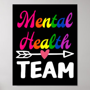 Health Team Bewustzijn Therapeut Mannen Vrouwen On Poster