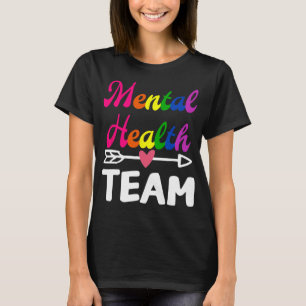 Health Team Bewustzijn Therapeut Mannen Vrouwen On T-shirt