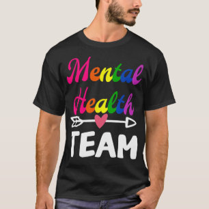 Health Team Bewustzijn Therapeut Mannen Vrouwen On T-shirt
