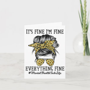 Health Tech Het is prima, ik ben in orde en alles Kaart